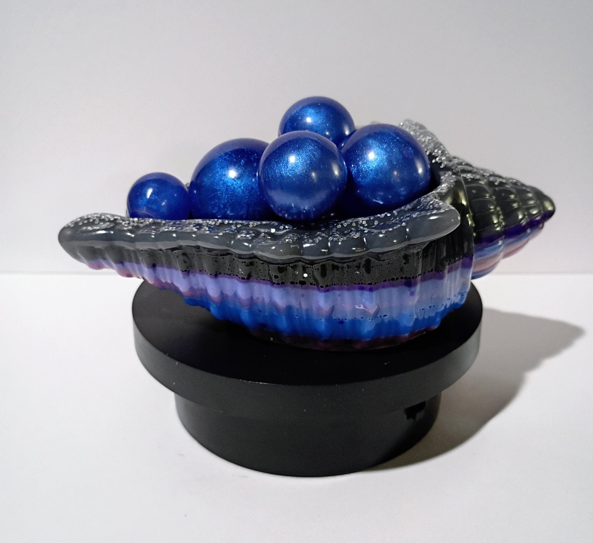 "Evil Eye" - Large Epoxy Seashell