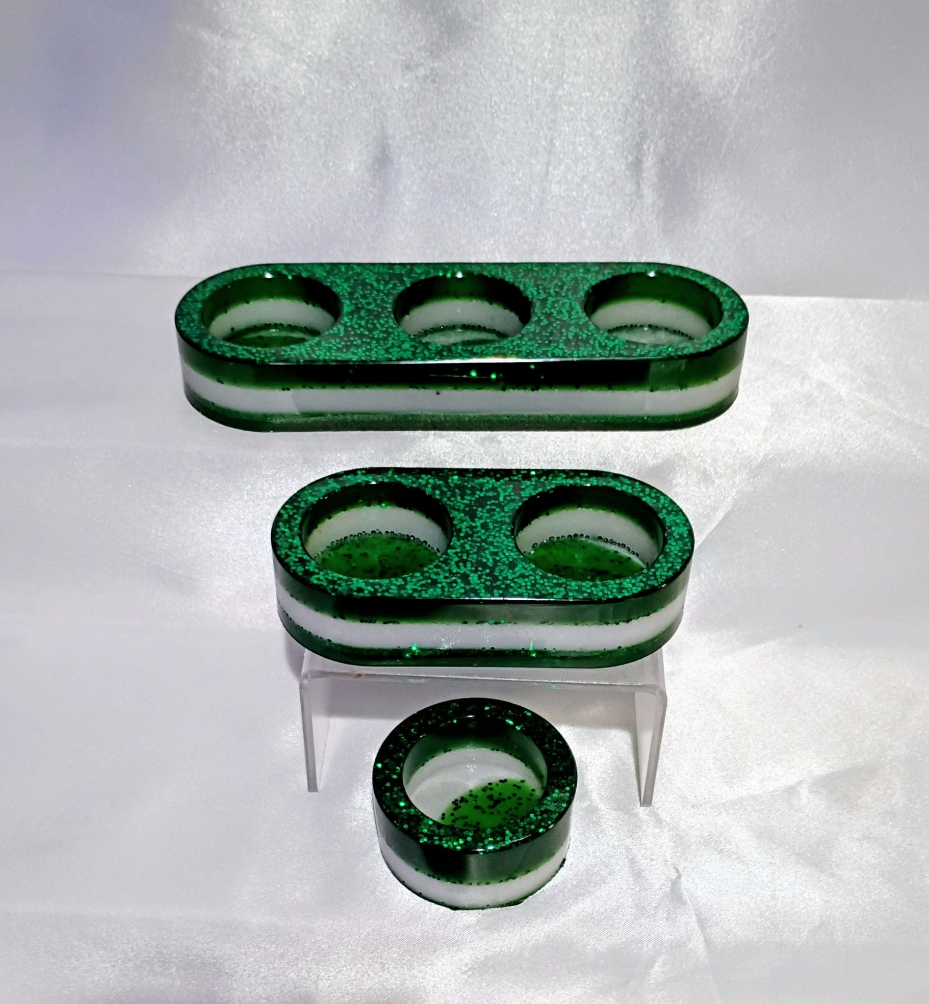 3 Piece Tea Light Candle Holder Set