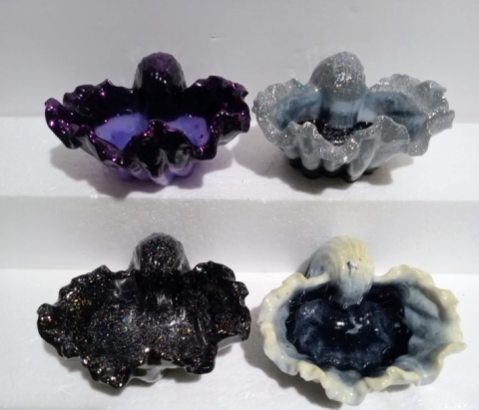 Water wave jar dishes