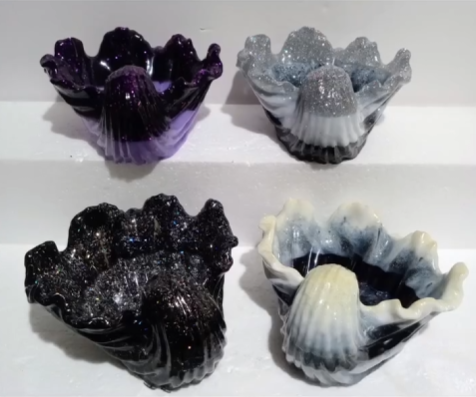 Water wave jar dishes