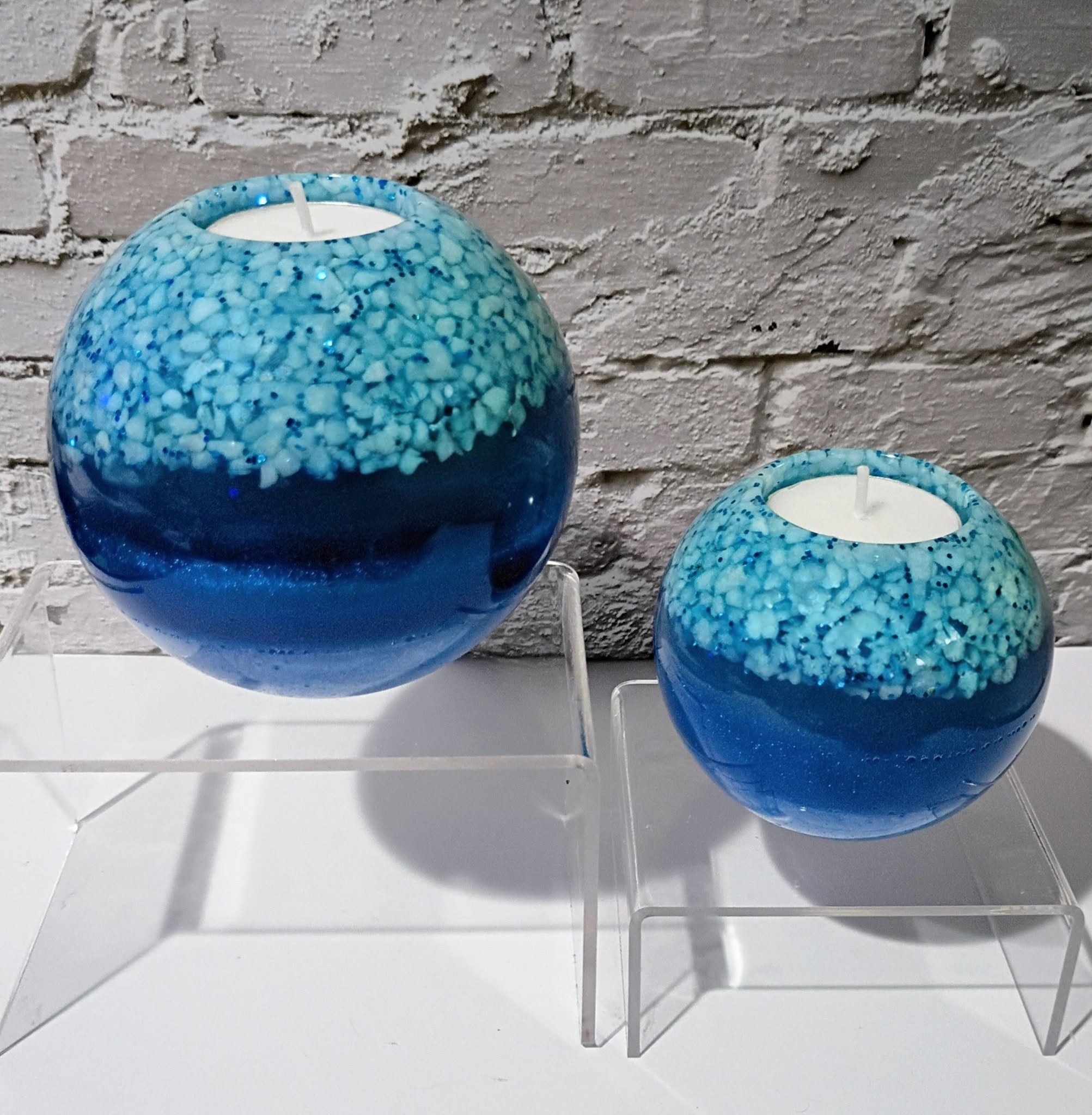 Large Ball Tealight Candle Holder Set
