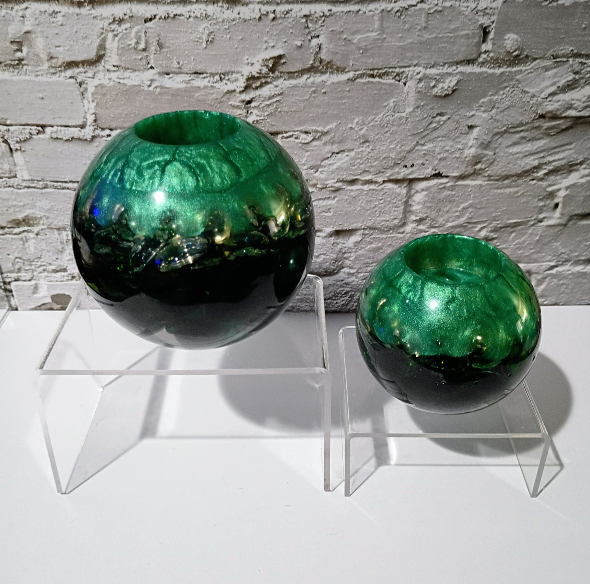 Large Ball Tealight Candle Holder Set